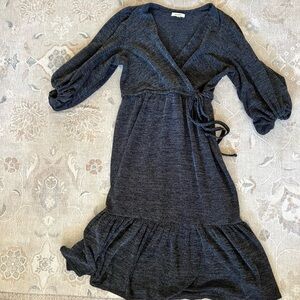 Cozy boho fall dress